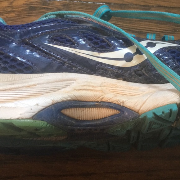 Saucony blue size 6 sneakers - Picture 4 of 4